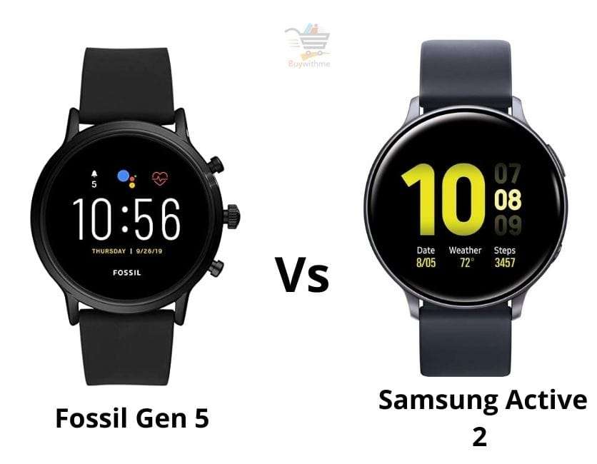 Fossil Gen 5 vs Samsung Active 2